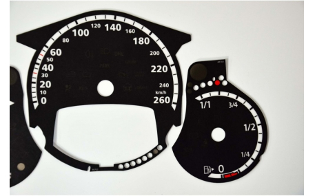 Шкалы приборов Volkswagen New Beetle