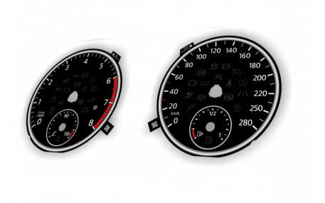 Шкалы приборов Volkswagen Scirocco