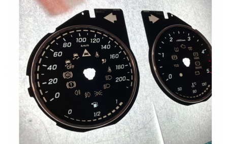 Шкалы приборов Mercedes Sprinter W907