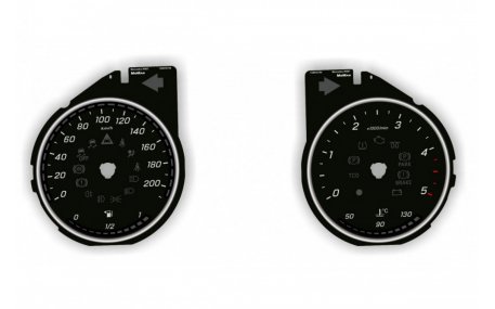 Шкалы приборов Mercedes Sprinter W907