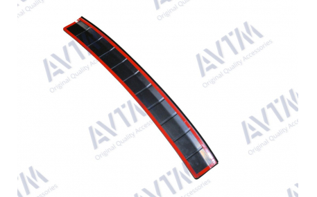 Накладка на задний бампер Skoda Octavia A7 2013-2017