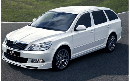 Накладка передняя Skoda Octavia A5 2008-2012