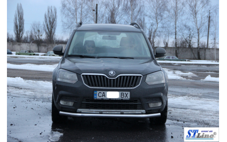 Защита передняя Skoda Yeti