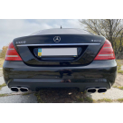 Насадки на глушитель Mercedes S-class W221