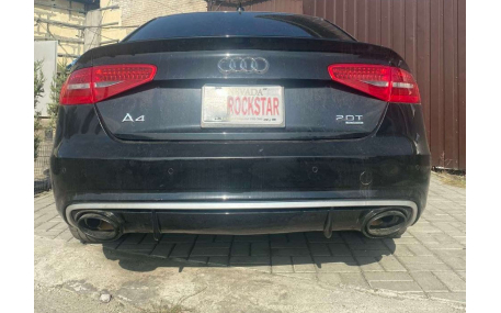 Накладка задняя Audi A4 B8 2012-2015