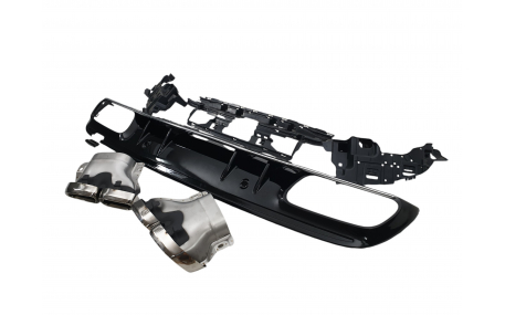 Накладка задняя Mercedes С-class W205 Sedan 2019-2021