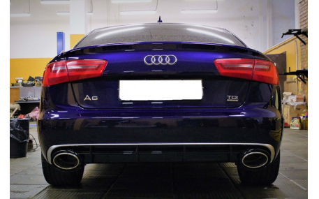 Накладка задняя Audi A6 C7 2011-2014