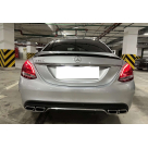 Накладка задняя Mercedes С-class W205 Sedan 2014-2019