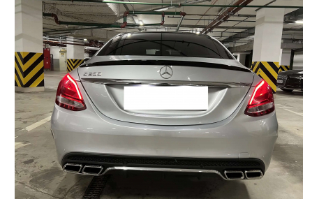 Накладка задняя Mercedes С-class W205 Sedan 2014-2019