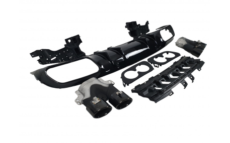 Накладка задняя Mercedes C-class W205 Coupe 2019-2021