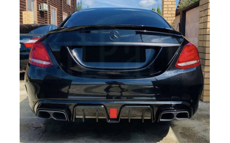Накладка задняя Mercedes C-class W205 Sedan 2014-2019