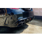 Накладка задняя Mercedes C-class W205 Sedan 2014-2019