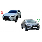 Решетка радиатора Lexus NX 2014-2017