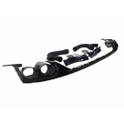 Накладка задняя Audi Q8 2018-2023