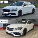 Накладка передняя Mercedes CLA-class W117 2017-2019