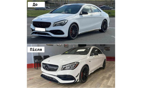 Накладка передняя Mercedes CLA-class W117 2017-2019
