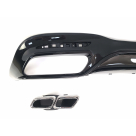 Накладка задняя Mercedes S-сlass W222 2017-2020