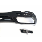 Накладка задняя Mercedes S-сlass W222 2017-2020