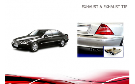 Насадка на глушитель Mercedes S-class W220