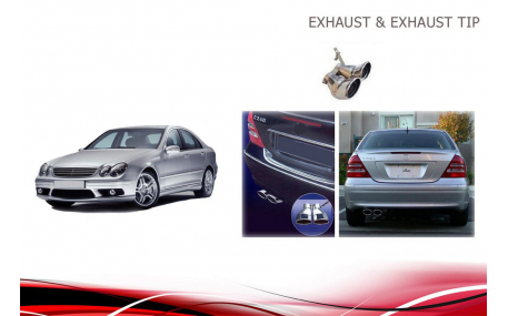 Насадка на глушитель Mercedes C-class W203