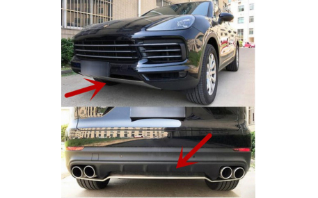 Накладки на бампера Porsche Cayenne 959