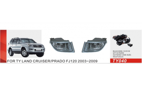 Противотуманки Toyota Land Cruiser Prado 120