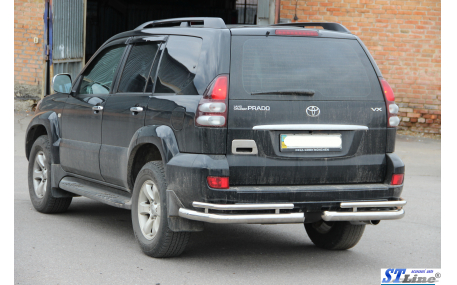 Защита задняя Toyota Land Cruiser Prado 120