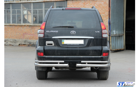 Защита задняя Toyota Land Cruiser Prado 120