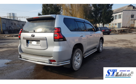 Защита задняя Toyota Land Cruiser Prado 150