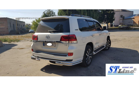 Защита задняя Toyota Land Cruiser 200