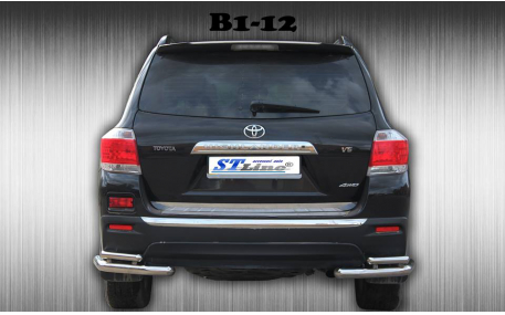 Защита задняя Toyota Highlander