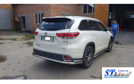 Защита задняя Toyota Highlander