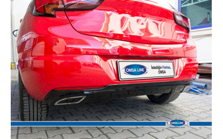Накладка задняя Opel Astra K