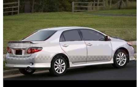 Накладка задняя Toyota Corolla