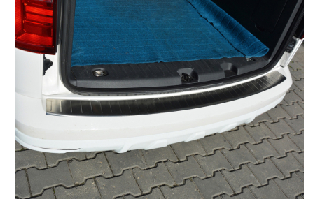Накладка на задний бампер Volkswagen Caddy