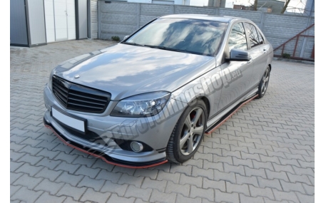 Пороги Mercedes C-class W204 2007-2010