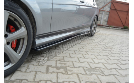 Пороги Mercedes C-class W204 2007-2010