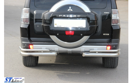 Защита задняя Mitsubishi Pajero Wagon
