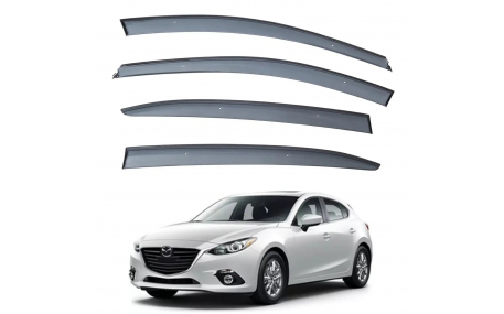 Дефлекторы окон Mazda 3