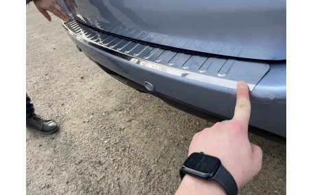 Накладка на задний бампер Renault Koleos