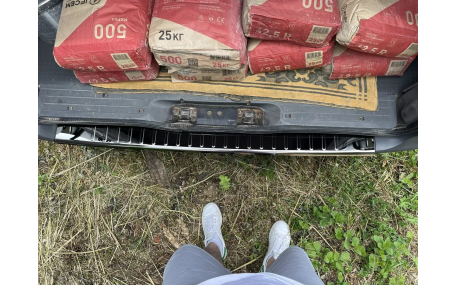 Накладка на задний бампер Mercedes Vito W639