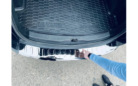 Накладка на задний бампер Renault Megane