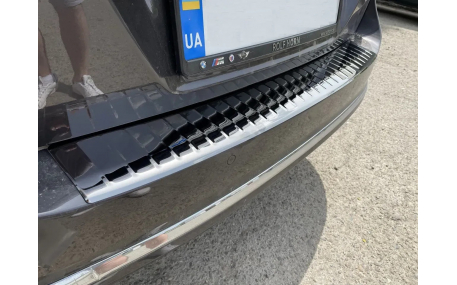 Накладка на задний бампер Volkswagen Passat B7