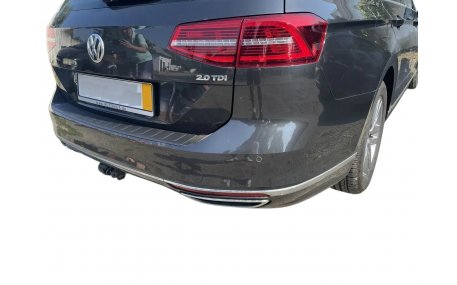 Накладка на задний бампер Volkswagen Passat B8