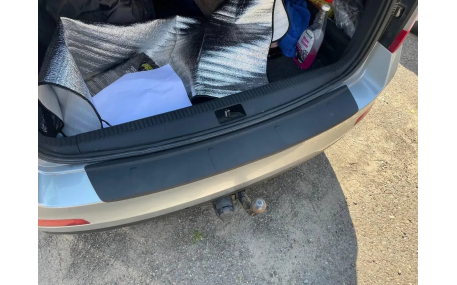 Накладка на задний бампер Skoda Octavia A7 2013-2017