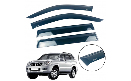 Дефлекторы окон Toyota Land Cruiser Prado 120