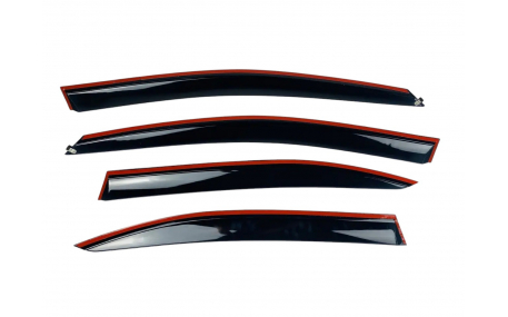 Дефлекторы окон Skoda Octavia A7 Liftback