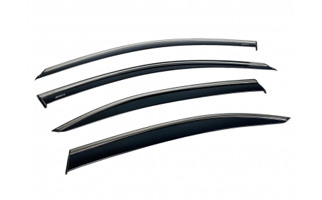 Дефлекторы окон Skoda Octavia A7 Liftback
