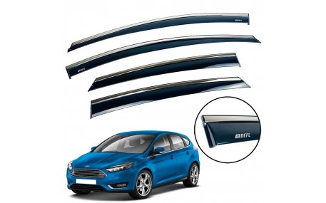 Дефлекторы окон Ford Focus MK3