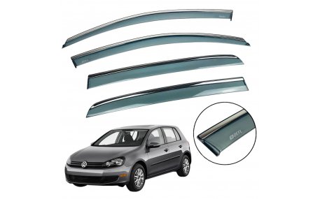 Дефлекторы окон Volkswagen Golf 6